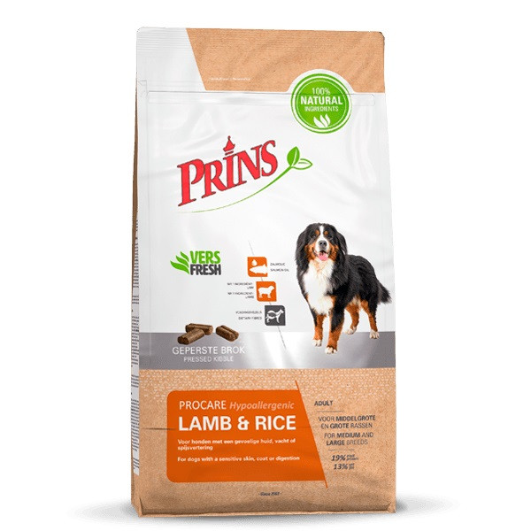 Prins ProCare Hypoallergenic met lam & rijst hondenvoer