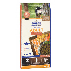 Afbeelding Bosch Adult Zalm & Aardappel hondenvoer 15 kg door Brekz.nl