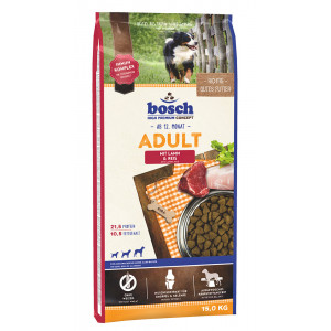 Afbeelding Bosch Adult Lam & Rijst hondenvoer 15 kg door Brekz.nl