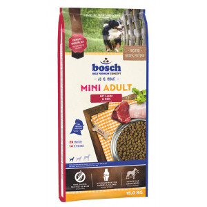 Bosch Adult Mini met lam & rijst hondenvoer 15 kg + 3 kg gratis