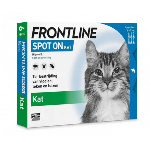 Afbeelding Frontline Spot on Kat 6 pipetten door Brekz.nl