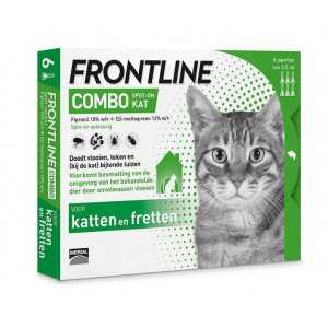 Afbeelding Frontline Combo Spot on Kat 6 pipetten door Brekz.nl