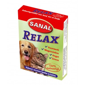 Afbeelding Sanal Relax voor hond, kat en konijn Per verpakking door Brekz.nl