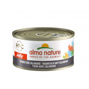 Afbeelding Almo Nature HFC Jelly Tonijn met Inktvis 70 gr Per 24 (Natural) door Brekz.nl