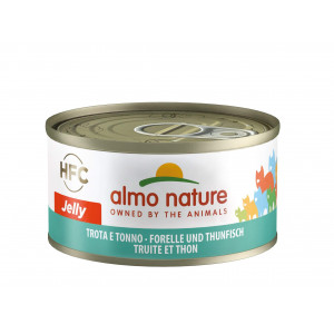 Afbeelding Almo Nature Forel en Tonijn 70 gr Per 24 (Jelly) door Brekz.nl