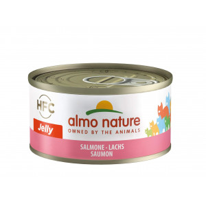 Afbeelding Almo Nature HFC Jelly Zalm 70 gr Per 24 (Natural) door Brekz.nl