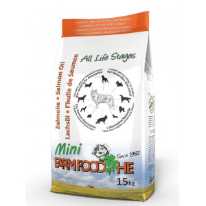 Afbeelding Farm Food HE Mini met Schotse Zalmolie Hondenvoer 2 kg door Brekz.nl