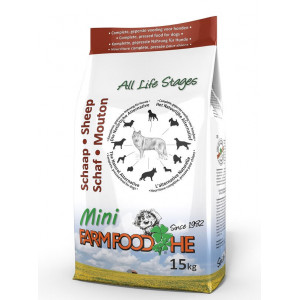 Afbeelding Farm Food HE met Schaap Mini hondenvoer 4 kg door Brekz.nl