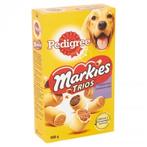 Afbeelding Pedigree Markies Trios hondensnack 500 gram door Brekz.nl
