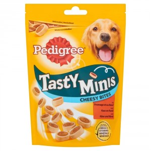 Afbeelding Pedigree Tasty Minis Cheesy Bites Kaas & Rund 140 gram door Brekz.nl