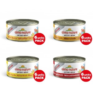 Afbeelding Almo Nature HFC Natural Kippenvlees 70 gr Per 6 (Legend) door Brekz.nl