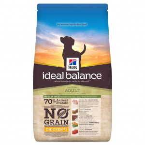 Hill's Ideal Balance Adult Graanvrij Kip & Aardappel hond 12 kg