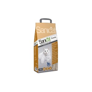 Afbeelding Sanicat Clumping Professional kattengrit 10 liter door Brekz.nl