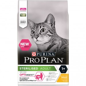 Afbeelding Pro Plan Sterilised Adult Kip Optidigest kattenvoer 10 kg door Brekz.nl