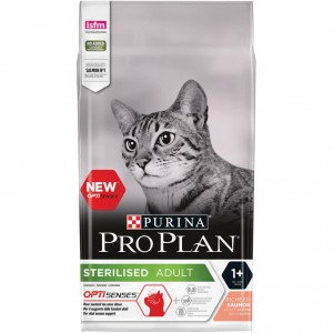 Afbeelding Pro Plan Sterilised Adult Zalm Optisenses kattenvoer 3 kg door Brekz.nl