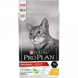 Afbeelding Pro Plan Original Adult Kip Optirenal kattenvoer 10 kg door Brekz.nl