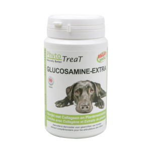 Afbeelding PhytoTreat Glucosamine-Extra voor de hond 90 Tabletten door Brekz.nl