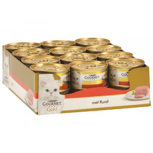 Gourmet Gold mousse met rund kattenvoer