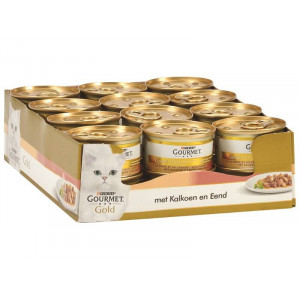 Gourmet Gold Brokjes in saus Kalkoen en Eend
