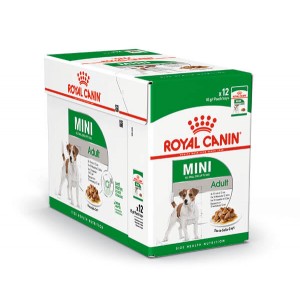 Afbeelding Royal Canin Mini Adult natvoer 12 zakjes door Brekz.nl