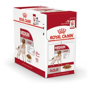 Afbeelding Royal Canin Medium Adult natvoer 10 zakjes door Brekz.nl