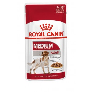 Royal Canin Medium Adult natvoer hond 1 doos (10 x 140 g)