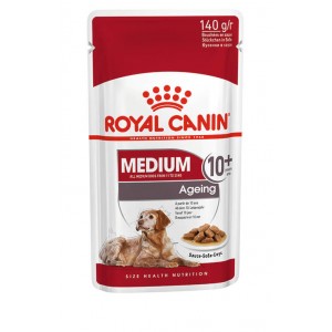 Royal Canin Medium Ageing 10+ natvoer 10 zakjes