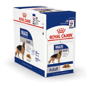 Afbeelding Royal Canin Maxi Adult natvoer 10 zakjes door Brekz.nl