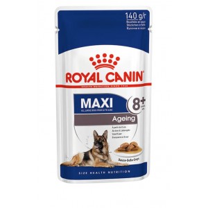 Afbeelding Royal Canin Maxi Ageing 8+ natvoer 10 zakjes door Brekz.nl