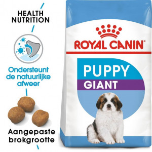 Afbeelding Royal Canin Giant puppy hondenvoer 15 kg door Brekz.nl