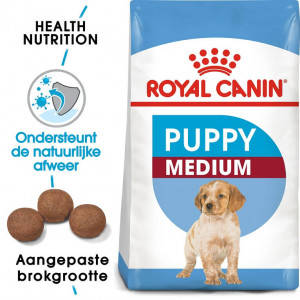 Afbeelding Royal Canin Medium Puppy hondenvoer 2 x 15 kg door Brekz.nl