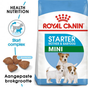 Afbeelding Royal Canin Mini Starter Mother and Babydog hondenvoer 8.5 kg door Brekz.nl