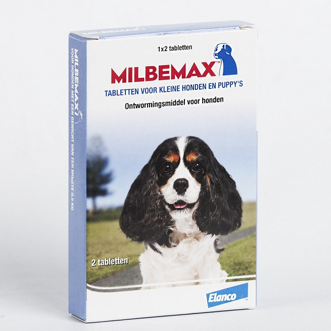 Milbemax ontwormingstabletten kleine honden en puppies