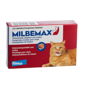 Afbeelding Milbemax Grote Kat 2 Tabletten door Brekz.nl