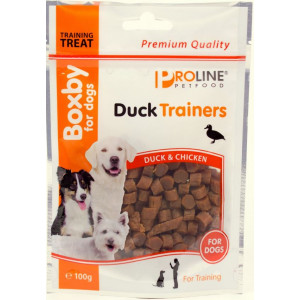 Afbeelding Boxby for dogs Duck Trainers 100 gram door Brekz.nl