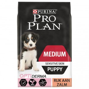 Afbeelding Pro Plan Optiderma Medium Puppy Sensitive Skin hondenvoer 3 kg door Brekz.nl