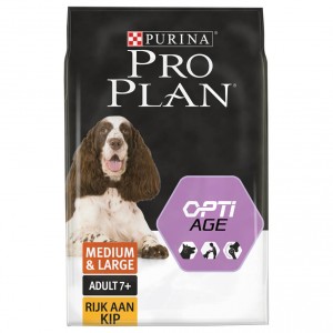 Afbeelding Pro Plan Optiage Medium & Large Adult 7+ hondenvoer 14 kg door Brekz.nl