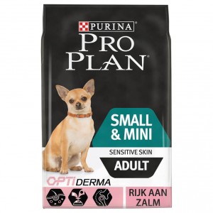 Afbeelding Pro Plan Optiderma Small & Mini Adult Sensitive Skin hondenvoer 3 kg door Brekz.nl