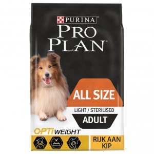 Afbeelding Pro Plan Optiweight All Size Adult Light/Sterilised hondenvoer 14 kg door Brekz.nl