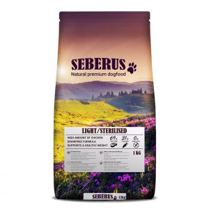 Afbeelding Seberus Sterilised / Light - natuurlijk graanvrij hondenvoer 1 kg door Brekz.nl