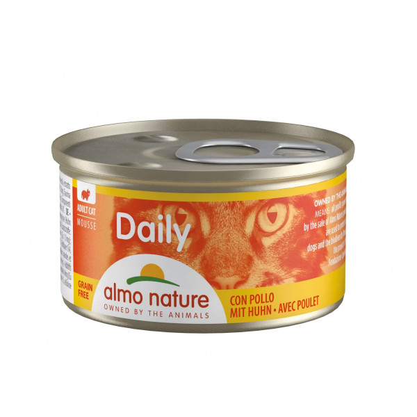 Almo Nature Almo Nature Daily Mousse met kip natvoer kat (85 g) 48 x 85 g