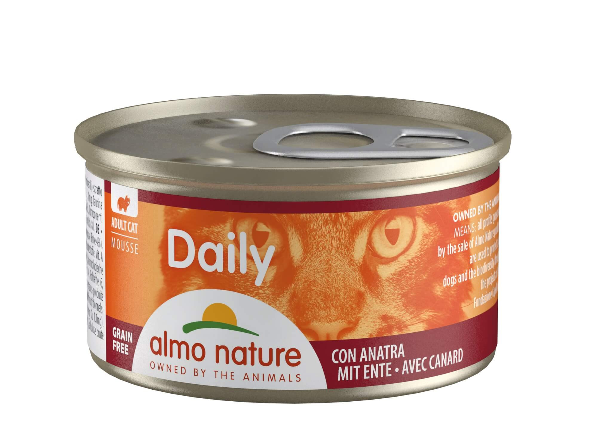Almo Nature Daily Mousse met Eend (85 gram)