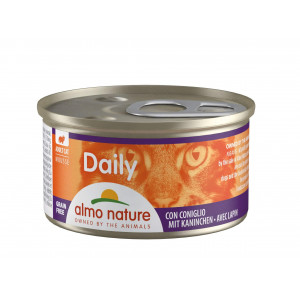 Afbeelding Almo Nature Daily Mousse met Konijn 85 gr Per 24 door Brekz.nl