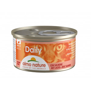 Almo Nature Daily Mousse met Zalm 85 gr Per 24