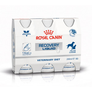 Afbeelding Royal Canin Veterinary Diet Recovery Liquid Hond & Kat 3 x 200 ml door Brekz.nl