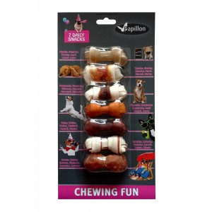 Afbeelding Mini Week snacks voor honden 7.5 cm 7 stuks door Brekz.nl