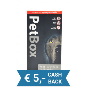 Afbeelding PetBox Hond 20 tot 40 kg Per verpakking door Brekz.nl