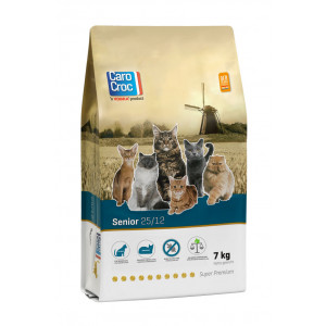 Afbeelding Carocroc 25/12 Senior kattenvoer 7 kg door Brekz.nl