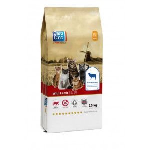 Afbeelding Carocroc 31/18 with Lamb kattenvoer 7 kg door Brekz.nl