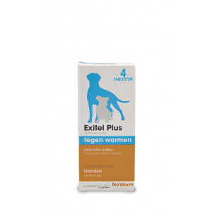 Exitel Plus voor honden vanaf 0,5 kg 4 Tabletten